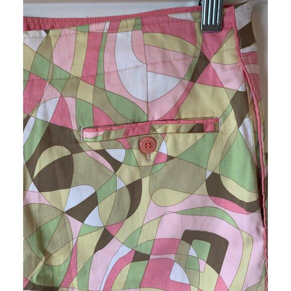 Sport Haley skort pinks and green retro print size 8 women's - Picture 8 of 11